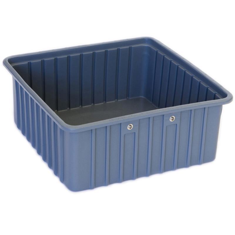 Plastic Bins with Dividers 15 X 15 X 6.125 Engineered Components