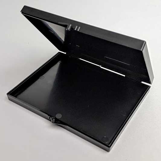 ESD Hinged Plastic Box 4.625 X 3.5 In Stock Heavy Duty Hinges